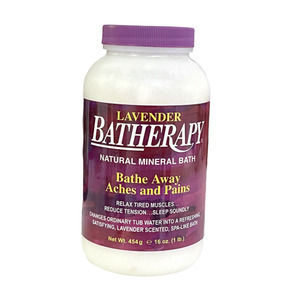 Batherapy Bath Salts Lavender Oil Patchouli Magnesium Lithium Queen Helene 16 oz
